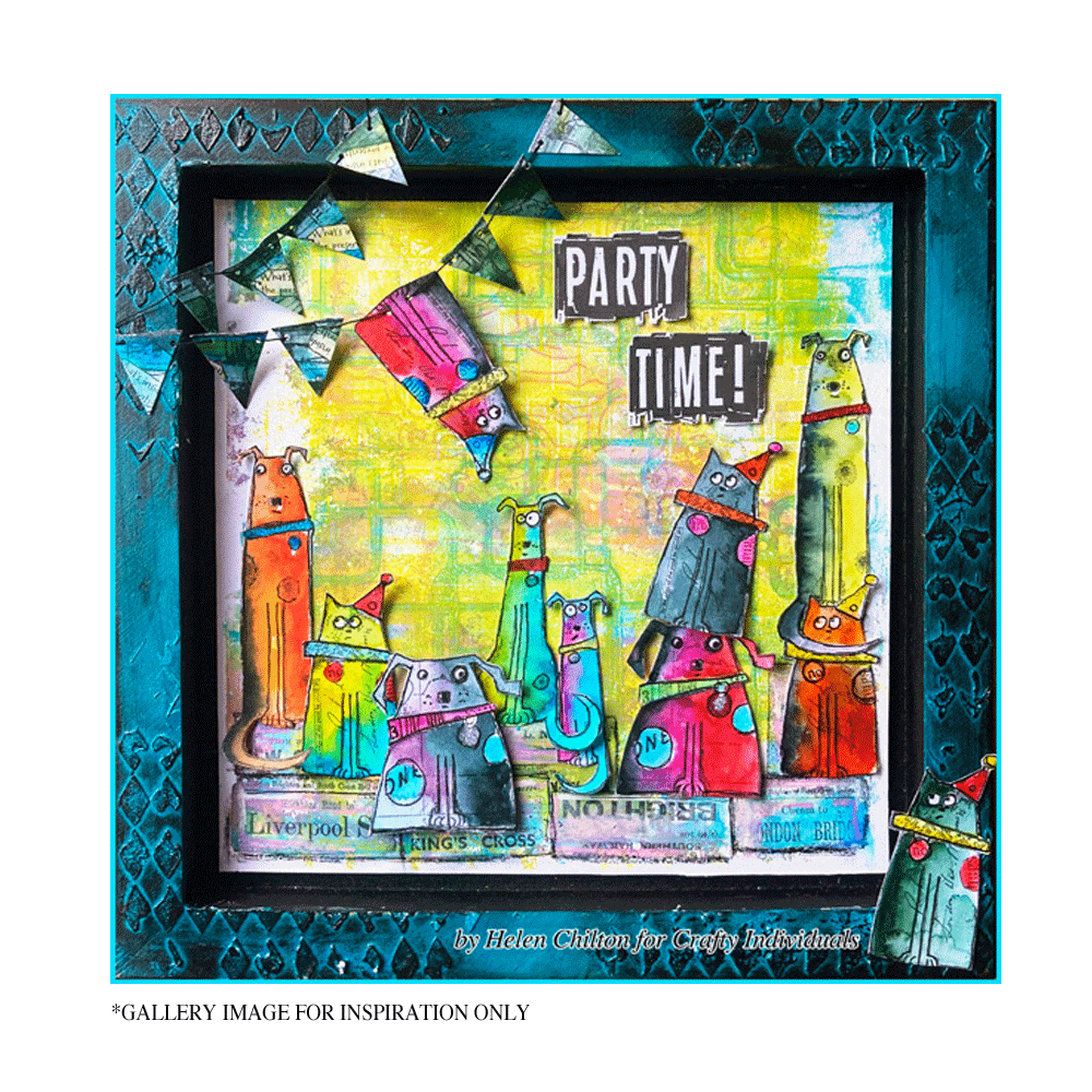 Crafty Individuals Too Tired to Play Unmounted Rubber Stamps (CI-613) (OUTLET)