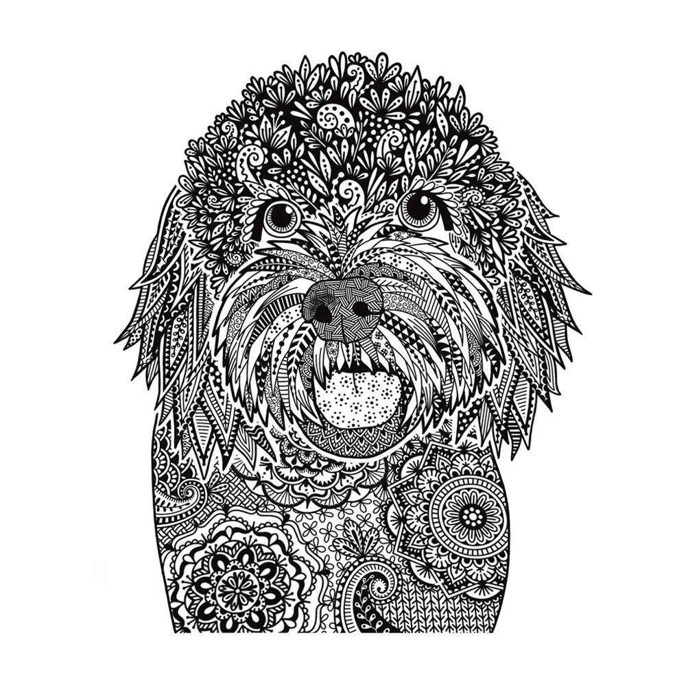 Crafty Individuals Happy Cockapoo Unmounted Rubber Stamps (CI-596) (OUTLET) Crafty Individuals Happy Cockapoo Unmounted Rubber Stamps (CI-596) (OUTLET)
