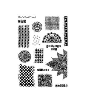 Crafty Individuals Man's Best Friend Unmounted Rubber Stamps (CI-595) (OUTLET)