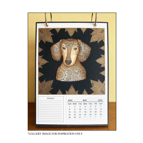 Crafty Individuals Happy Sausage Dog Unmounted Rubber Stamps (CI-592) (OUTLET)