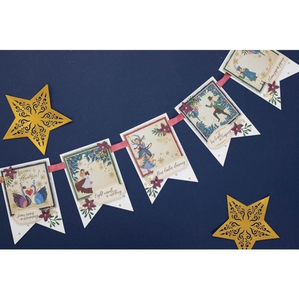 Crafter's Companion Twelve Days of Christmas Satin Ribbon (TDC-SRIB) (OUTLET)