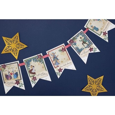 Crafter's Companion Twelve Days of Christmas Satin Ribbon (TDC-SRIB) (OUTLET)