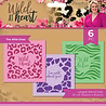 Crafter's Companion Wild at Heart Stencil The Wild Ones (SIG-WAH-STEN-TWO) (OUTLET)