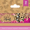 Crafter's Companion Wild at Heart Flock Brown & Black (2x4g) (SIG-WAH-FLOC) (OUTLET)