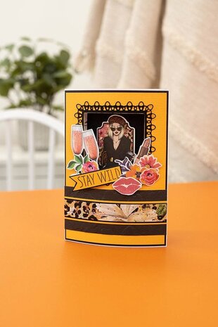 Crafter's Companion Wild at Heart Clear Stamp Stay Wild (SIG-WAH-CA-ST-STW) (OUTLET)