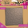 Crafter's Companion Wild at Heart 3D Embossing Folder Purfect Print (SIG-WAH-3D-EF5-PUP) (OUTLET)