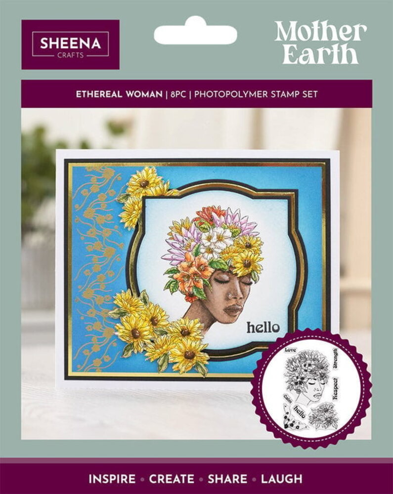 Crafter's Companion Mother Earth Clear Stamp Ethereal Woman (SD-ME-STP-ETWO) (OUTLET)