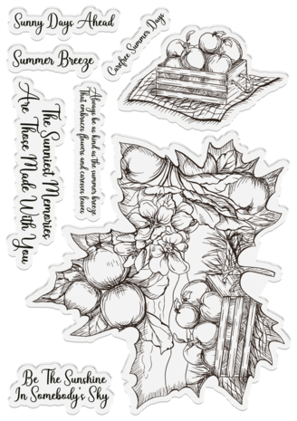 Crafter's Companion In The Frame Timeless Leaves Stamp Summer Days (SD-ITF-TL-STP-SD) (OUTLET)