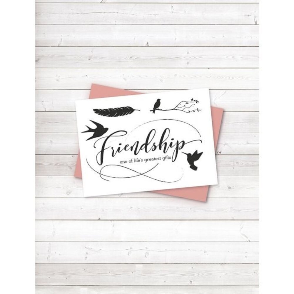 Crafter's Companion Sharon Callis From the Heart Clear Stamps Friendship (SCC-STP-FRIEND) (OUTLET)