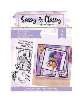 Crafter's Companion Sassy & Classy Clear Stamps True Friends (SAC-STP-TRUFR) (OUTLET)