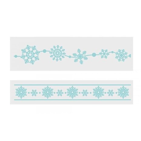 Crafter's Companion Watercolour Christmas Embossing Folder Elegant Borders (S-WC-EFS-ELEBO) (OUTLET)