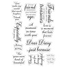 Crafter's Companion Vintage Diary Adorning Sentiments Clear Stamps (S-VD-STP-ADOR) (OUTLET) Crafter's Companion Vintage Diary Adorning Sentiments Clear Stamps (S-VD-STP-ADOR) (OUTLET)