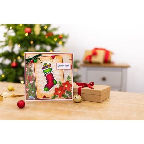 Crafter's Companion Twas the Night Before Christmas Stamp & Die Build-A-Stocking (S-TNBC-STD-BAST) (OUTLET)