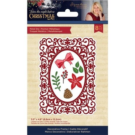 Crafter's Companion Twas the Night Before Christmas Metal Die Decorative Frame (S-TNBC-MD-DEFR) (OUTLET)