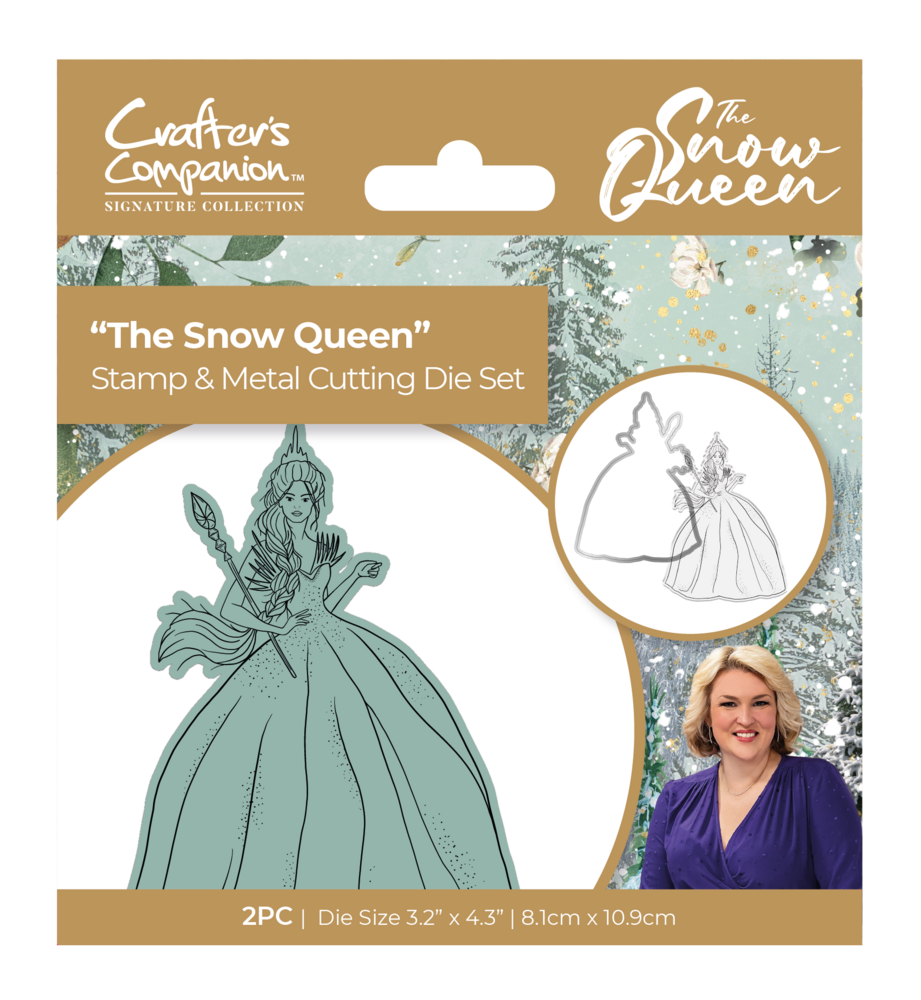 Crafter's Companion Sara Signature Stamp and Die The Snow Queen (S-SQ-STD-TSNQ) (OUTLET)