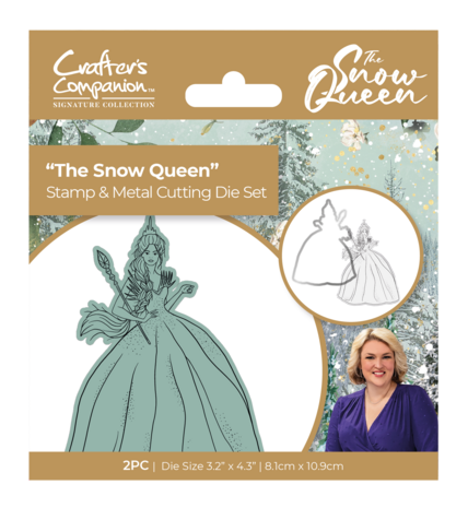 Crafter's Companion Sara Signature Stamp and Die The Snow Queen (S-SQ-STD-TSNQ) (OUTLET)