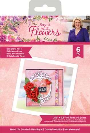 Crafter's Companion Say It With Flowers Metal Die Delightful Rose (S-SIWF-MD-DERO) (OUTLET) Crafter's Companion Say It With Flowers Metal Die Delightful Rose (S-SIWF-MD-DERO) (OUTLET)