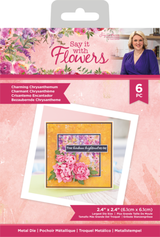 Crafter's Companion Say It With Flowers Metal Die Charming Chrysanthemum (S-SIWF-MD-CHCH) (OUTLET)