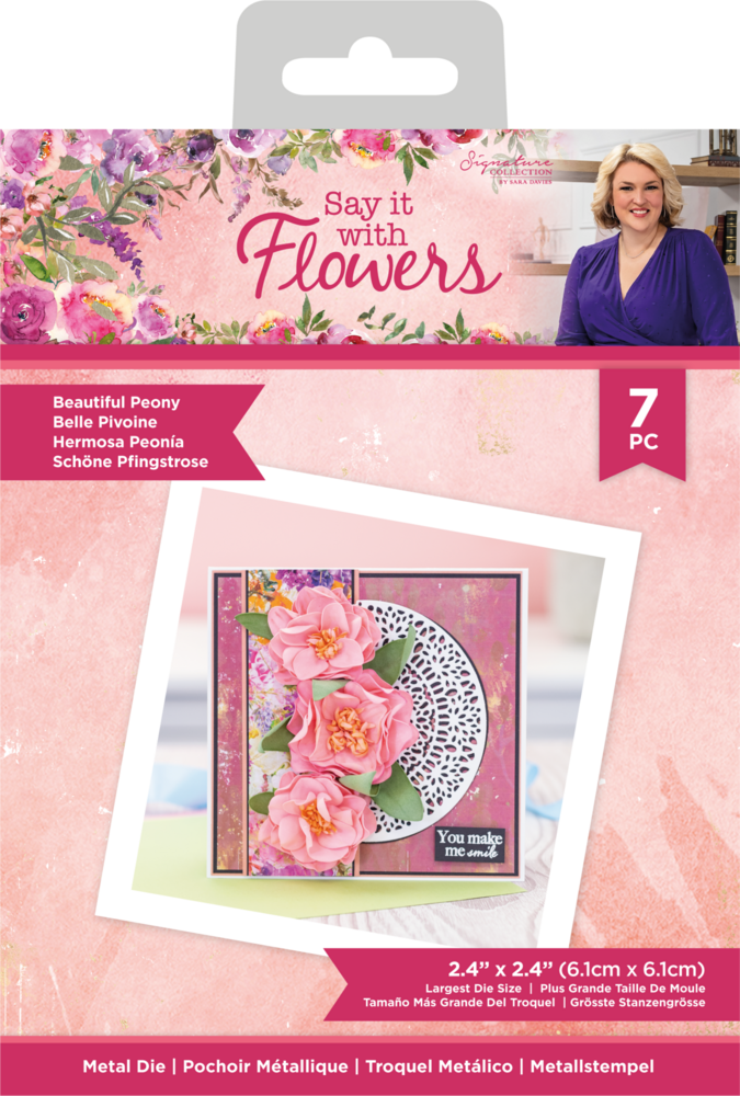 Crafter's Companion Say It With Flowers Metal Die Beautiful Peony (S-SIWF-MD-BEPE) (OUTLET)