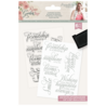 Crafter's Companion Rose Garden Clear Stamps Happiness Blooms (S-RGA-STP-HAPB) (OUTLET)