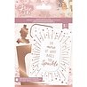Crafter's Companion Rose Gold Foil Stamp 'N' Cut Die Sparkle Frame (S-RG-FSC-SPFR) (OUTLET)