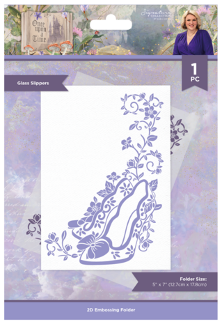 Crafter's Companion Once Upon a Time Embossing Folder Glass Slippers (S-OUAT-EF5-GLSL) (OUTLET)