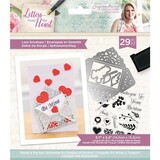 Crafter's Companion Letters from The Heart Lace Envelope Stamp & Die (S-LFTH-STD-LACE) (OUTLET)