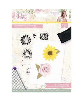 Crafter's Companion Garden Party A6 Clear Stamps Summertime Florals (S-GP-STP-SUMF) (OUTLET)