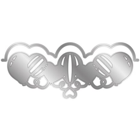 Crafter's Companion Garden Party Metal Die Whimsical Balloons (S-GP-MD-WHIB) (OUTLET)