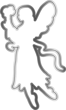 Crafter's Companion Enchanted Dreams Stamp & Die Enchanted Fairy (S-ED-STD-EFAIR) (OUTLET)