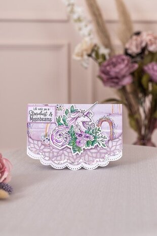 Crafter's Companion Enchanted Dreams Stamp & Die Decorative Unicorn (S-ED-STD-DUNI) (OUTLET)