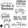 Crafter's Companion Enchanted Dreams Clear Stamps Magical Sentiments (S-ED-ST-MSE) (OUTLET)