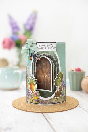 Crafter's Companion Country Lane Stamp & Die Perennials in Pots (S-CLANE-STD-PINP) (OUTLET)