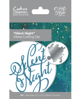 Crafter's Companion O' Holy Night Metal Die Silent Night (OHN-MD-SILENT) (OUTLET)
