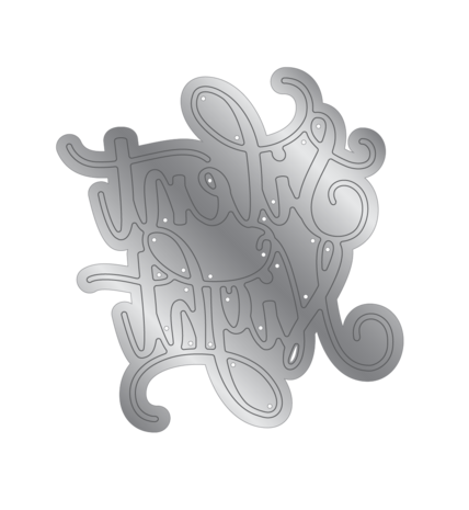 Crafter's Companion O' Holy Night Metal Die Silent Night (OHN-MD-SILENT) (OUTLET)