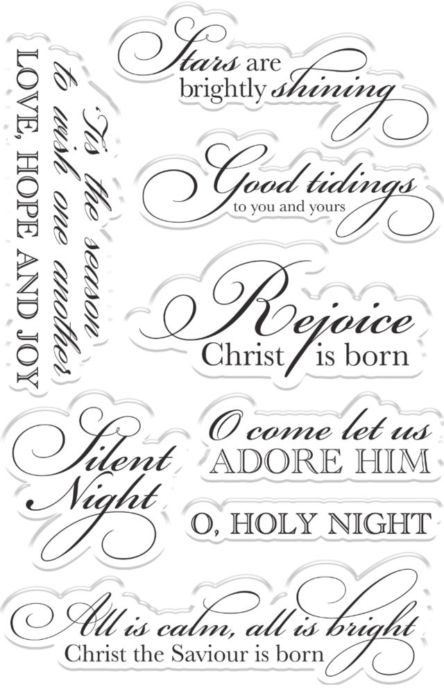 Crafter's Companion O' Holy Night Clear Stamp Good Tidings (OHN-CA-ST-GOOD) (OUTLET) Crafter's Companion O' Holy Night Clear Stamp Good Tidings (OHN-CA-ST-GOOD) (OUTLET)