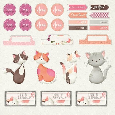 Crafter's Companion Pawsitivity 12x12 Inch Die-Cut Topper Pad (NIT-PAW-TOP12) (OUTLET)