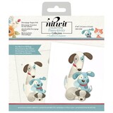 Crafter's Companion Pawsitivity For the Love of Dogs 6x6 Inch Die-Cut Dec. Topper Pad (NIT-PAW-DTP6DOG) (OUTLET)
