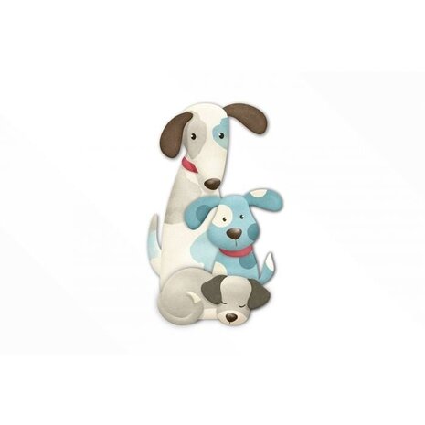 Crafter's Companion Pawsitivity For the Love of Dogs 6x6 Inch Die-Cut Dec. Topper Pad (NIT-PAW-DTP6DOG) (OUTLET)