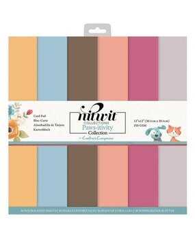 Crafter's Companion Pawsitivity 12x12 Inch Card Pad (NIT-PAW-CARD12) (OUTLET)