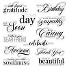 Crafter's Companion Kindly Thoughts Clear Stamps Heartfelt Sentiments (NIT-KIN-ST-CA-HESE) (OUTLET)