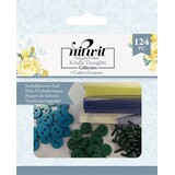 Crafter's Companion Kindly Thoughts Embellishment Pack (124pcs) (NIT-KIN-EMB) (OUTLET)
