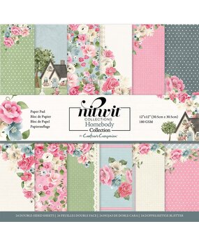 Crafter's Companion Homebody 12x12 Inch Paper Pad (NIT-HB-PAD12) (OUTLET) Crafter's Companion Homebody 12x12 Inch Paper Pad (NIT-HB-PAD12) (OUTLET)