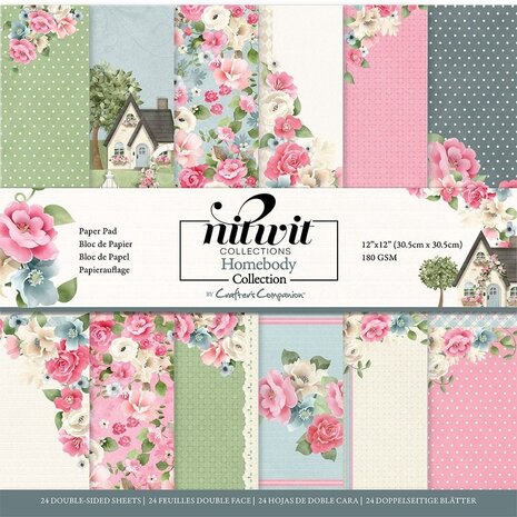 Crafter's Companion Homebody 12x12 Inch Paper Pad (NIT-HB-PAD12) (OUTLET) Crafter's Companion Homebody 12x12 Inch Paper Pad (NIT-HB-PAD12) (OUTLET)