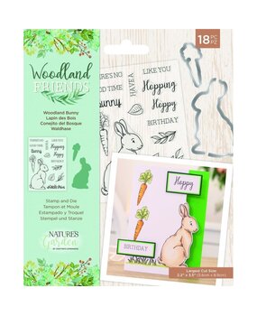 Crafter's Companion Woodland Friends Stamp & Die Woodland Bunny (NG-WFR-STD-WBUN) (OUTLET)