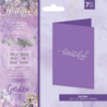 Crafter's Companion Wisteria Collection Stamp & Die Life is Beautiful (NG-WC-STD-LIB) (OUTLET)