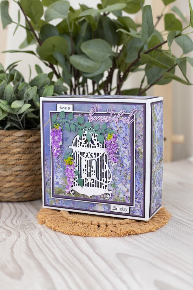 Crafter's Companion Wisteria Collection Stamp & Die Life is Beautiful (NG-WC-STD-LIB) (OUTLET)