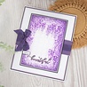 Crafter's Companion Wisteria Collection Stamp & Die Life is Beautiful (NG-WC-STD-LIB) (OUTLET)