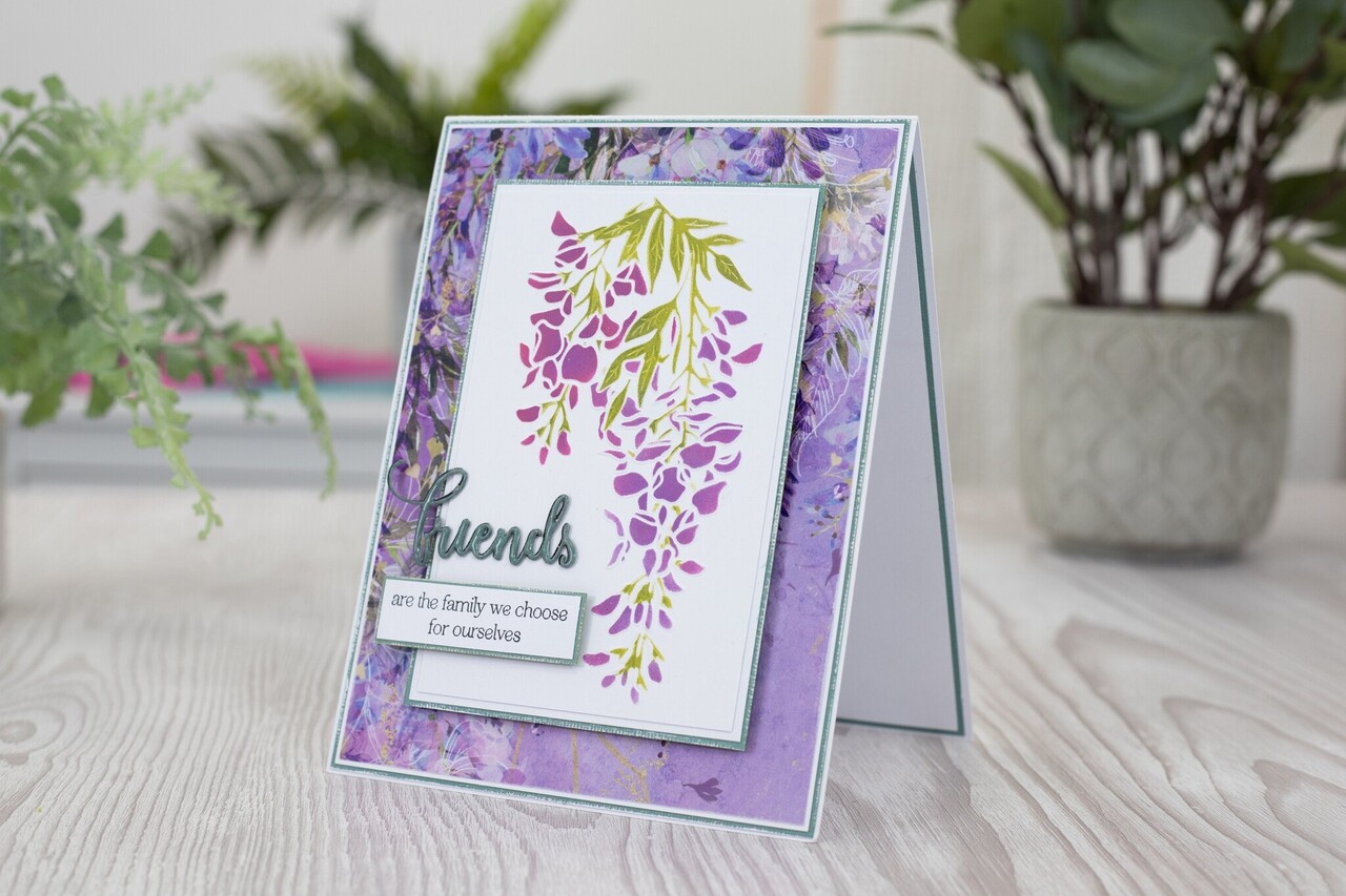Crafter's Companion Wisteria Collection Stamp & Die Friends Forever (NG-WC-STD-FFOR) (OUTLET)