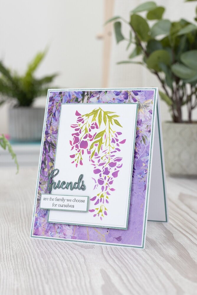 Crafter's Companion Wisteria Collection Stamp & Die Friends Forever (NG-WC-STD-FFOR) (OUTLET)